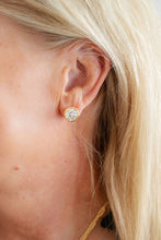 Load image into Gallery viewer, The Large Bezel Stud - 18k Gold Plated - WS: Post / Gold
