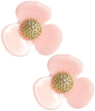 Load image into Gallery viewer, Bell Acrylic Flower Earring- WS: Orange