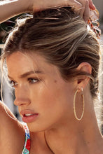 Load image into Gallery viewer, Chelsea Beaded Hoops: Gold
