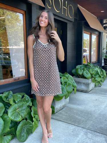 Jeanetta Bead Sequin Dress