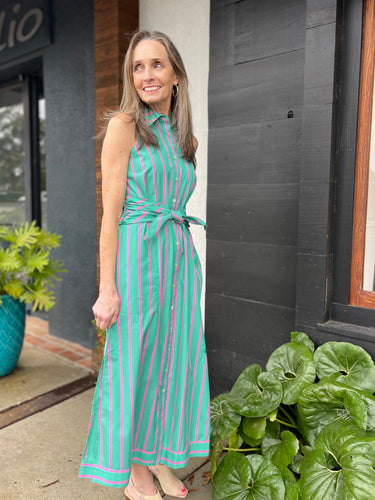 Ellis Palm Beach Stripe Dress