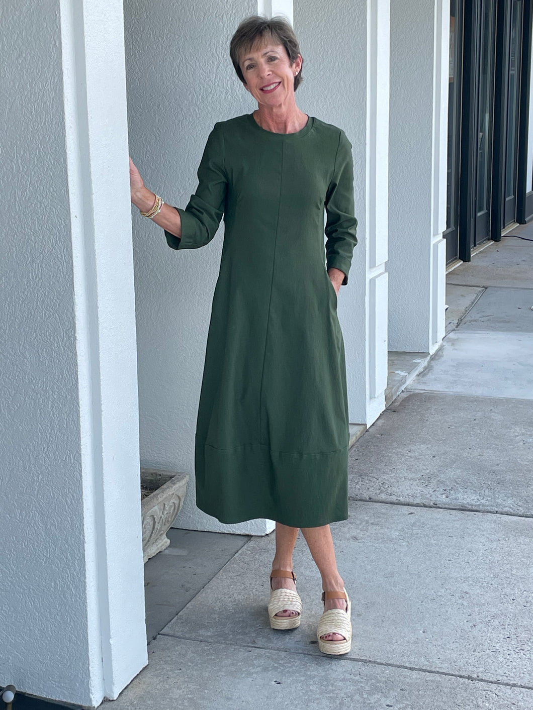 Hunter Green Dress