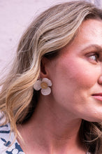 Load image into Gallery viewer, Bell Acrylic Flower Earring- WS: Orange