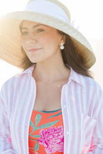 Load image into Gallery viewer, Audrey - Double Pearl earrings - Belle of  the Ball - 18k Gold Plated - WS: Post / Small