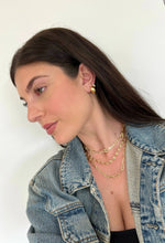 Load image into Gallery viewer, Viola Cz Huggie: Gold