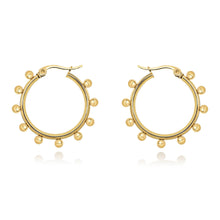 Load image into Gallery viewer, Erin Studded Hoops - Small