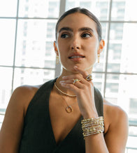 Load image into Gallery viewer, Kira Tennis Necklace: Gold