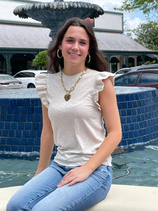 Paulette Tank Heather Oatmeal