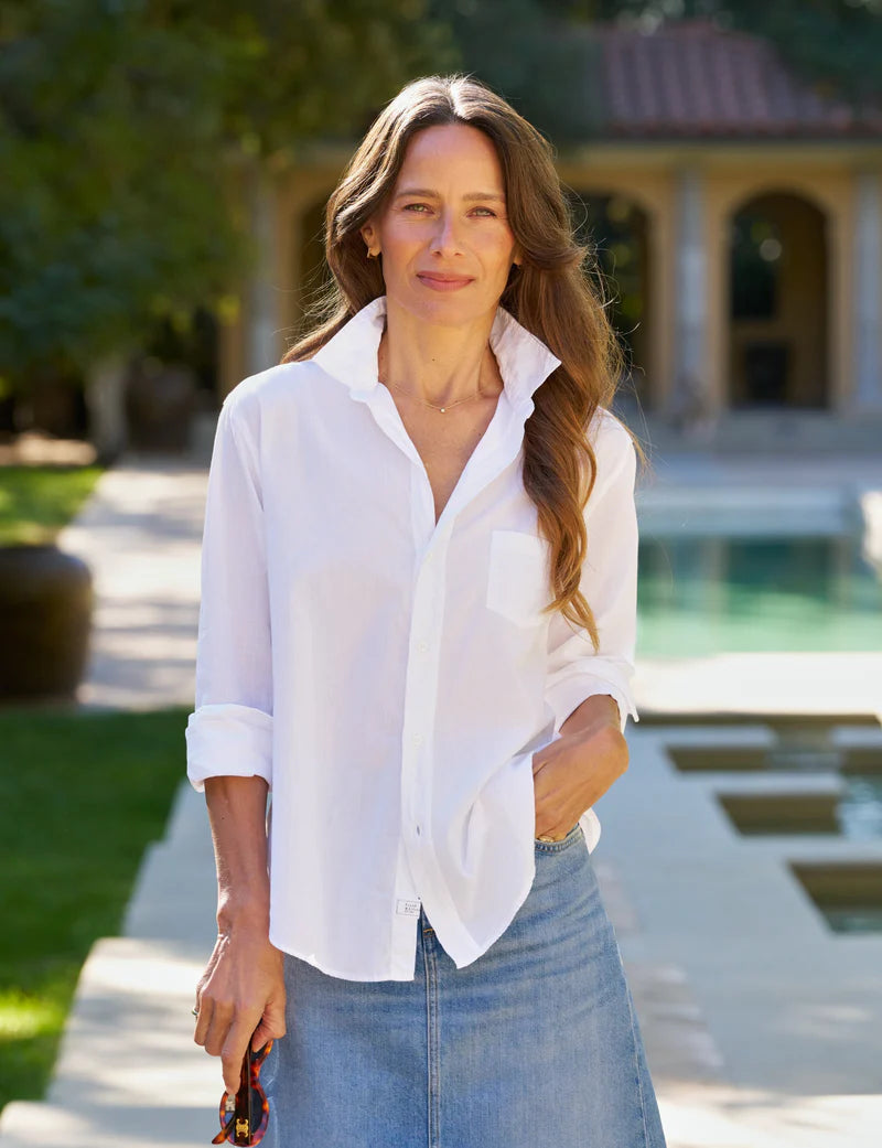 Relaxed  Eileen Classic White Shirt
