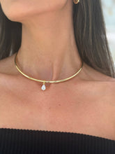 Load image into Gallery viewer, Pear Cut Necklace Cuff