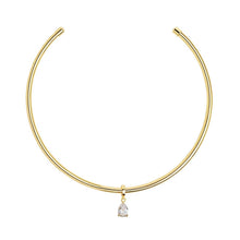 Load image into Gallery viewer, Pear Cut Necklace Cuff